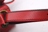 Authentic Louis Vuitton Epi Noe Shoulder Drawstring Bag Red M44007 LV 8059E