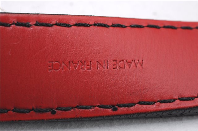 Authentic Louis Vuitton Epi Noe Shoulder Drawstring Bag Red M44007 LV 8059E