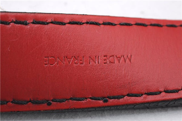 Authentic Louis Vuitton Epi Noe Shoulder Drawstring Bag Red M44007 LV 8059E