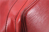 Authentic Louis Vuitton Epi Noe Shoulder Drawstring Bag Red M44007 LV 8059E