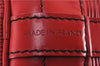 Authentic Louis Vuitton Epi Noe Shoulder Drawstring Bag Red M44007 LV 8059E