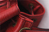 Authentic Louis Vuitton Epi Noe Shoulder Drawstring Bag Red M44007 LV 8059E