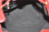Authentic Louis Vuitton Epi Noe Shoulder Drawstring Bag Red M44007 LV 8059E