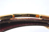 Authentic HERMES Constance Leather Belt Size 70cm 27.6" Bordeaux Red Box 8061B