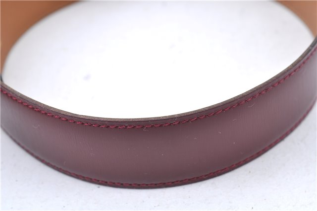 Authentic HERMES Constance Leather Belt Size 70cm 27.6