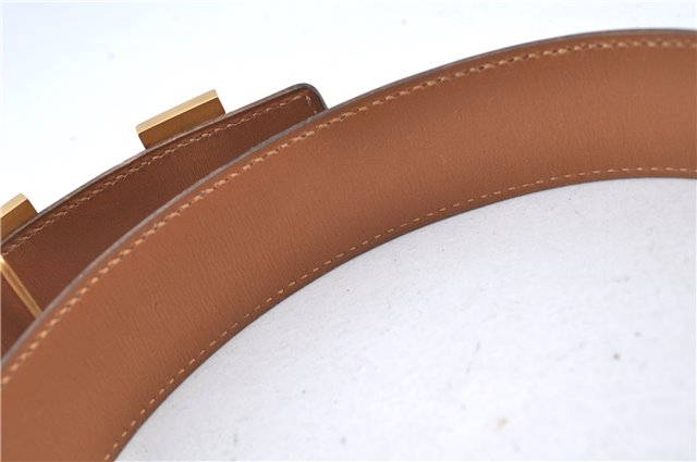 Authentic HERMES Constance Leather Belt Size 70cm 27.6