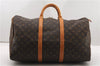 Authentic Louis Vuitton Monogram Keepall 50 Travel Boston Bag M41426 LV 8062F