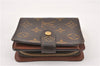 Authentic Louis Vuitton Monogram Compact Zip Bifold Wallet Purse M61667 LV 8063F