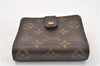 Authentic Louis Vuitton Monogram Compact Zip Bifold Wallet Purse M61667 LV 8063F