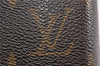 Authentic Louis Vuitton Monogram Compact Zip Bifold Wallet Purse M61667 LV 8063F