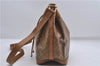 Authentic CELINE Macadam Blason Shoulder Cross Body Bag PVC Leather Beige 8065D