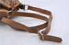 Authentic CELINE Macadam Blason Shoulder Cross Body Bag PVC Leather Beige 8065D