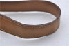 Authentic CELINE Macadam Blason Shoulder Cross Body Bag PVC Leather Beige 8065D