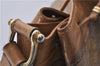 Authentic CELINE Macadam Blason Shoulder Cross Body Bag PVC Leather Beige 8065D