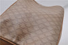 Authentic CELINE Macadam Blason Shoulder Cross Body Bag PVC Leather Beige 8065D