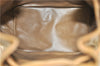 Authentic CELINE Macadam Blason Shoulder Cross Body Bag PVC Leather Beige 8065D