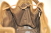 Authentic CELINE Macadam Blason Shoulder Cross Body Bag PVC Leather Beige 8065D