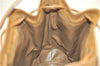 Authentic CELINE Macadam Blason Shoulder Cross Body Bag PVC Leather Beige 8065D