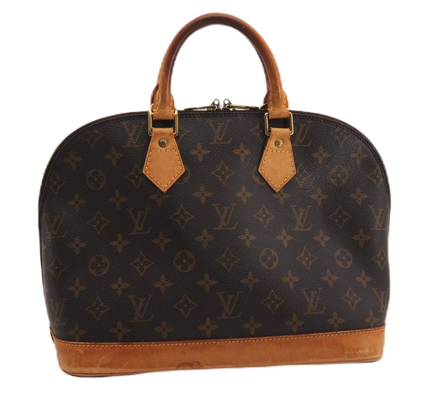 Authentic Louis Vuitton Monogram Alma Hand Bag Purse M51130 LV 8065F
