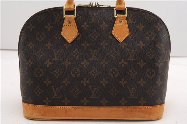 Authentic Louis Vuitton Monogram Alma Hand Bag Purse M51130 LV 8065F