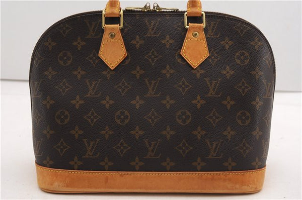 Authentic Louis Vuitton Monogram Alma Hand Bag Purse M51130 LV 8065F