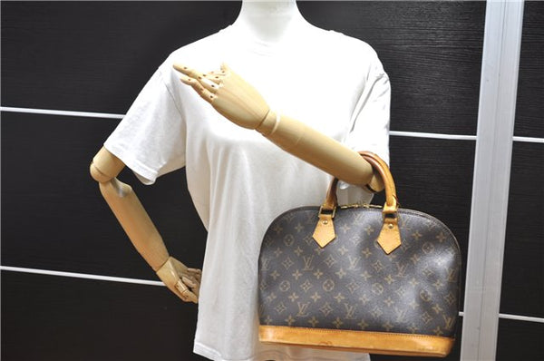 Authentic Louis Vuitton Monogram Alma Hand Bag Purse M51130 LV 8065F