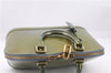 Authentic Louis Vuitton Vernis Alma PM Hand Bag Purse Green LV 8067E