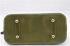 Authentic Louis Vuitton Vernis Alma PM Hand Bag Purse Green LV 8067E