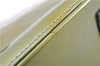 Authentic Louis Vuitton Vernis Alma PM Hand Bag Purse Green LV 8067E