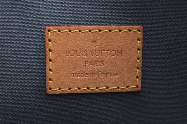 Authentic Louis Vuitton Vernis Alma PM Hand Bag Purse Green LV 8067E