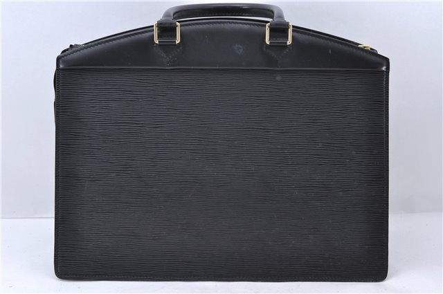Authentic LOUIS VUITTON Epi Riviera Hand Bag Black M48182 LV 8068C
