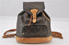 Authentic Louis Vuitton Monogram Montsouris MM Backpack M51136 LV 8069F