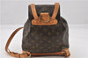 Authentic Louis Vuitton Monogram Montsouris MM Backpack M51136 LV 8069F