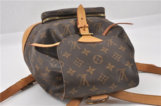 Authentic Louis Vuitton Monogram Montsouris MM Backpack M51136 LV 8069F