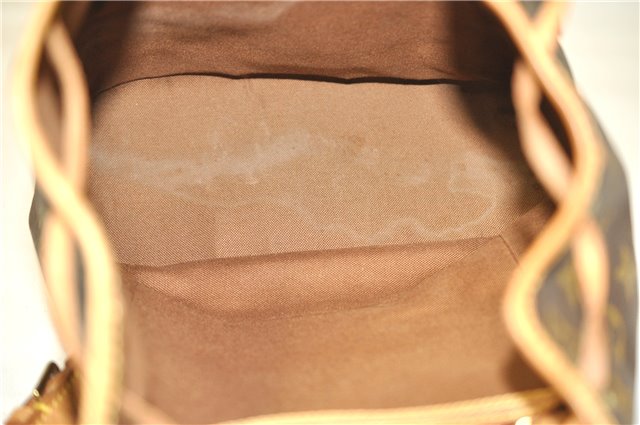 Authentic Louis Vuitton Monogram Montsouris MM Backpack M51136 LV 8069F