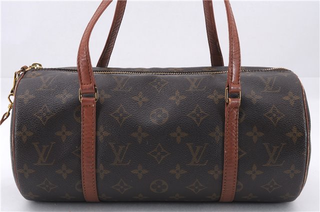 Authentic Louis Vuitton Monogram Papillon 30 Hand Bag Old Model LV 8070E