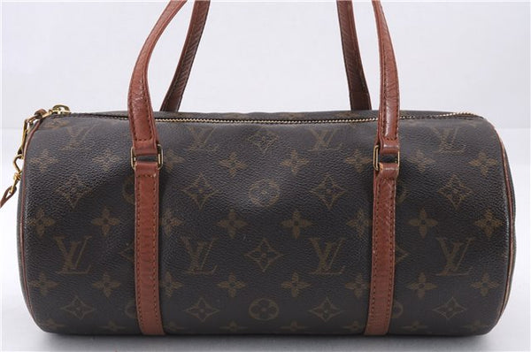 Authentic Louis Vuitton Monogram Papillon 30 Hand Bag Old Model LV 8070E