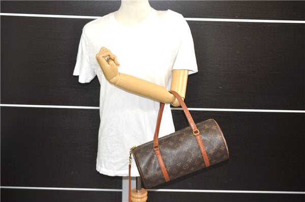 Authentic Louis Vuitton Monogram Papillon 30 Hand Bag Old Model LV 8070E