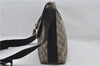 Authentic GUCCI Shoulder Cross Body Bag GG PVC Leather 122373 Brown 8071E