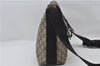 Authentic GUCCI Shoulder Cross Body Bag GG PVC Leather 122373 Brown 8071E