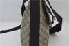 Authentic GUCCI Shoulder Cross Body Bag GG PVC Leather 122373 Brown 8071E