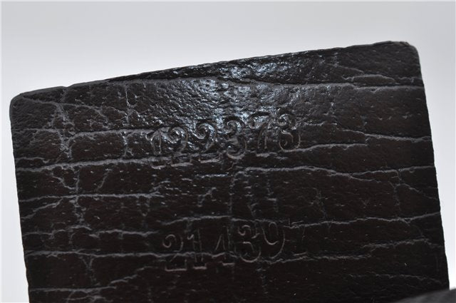 Authentic GUCCI Shoulder Cross Body Bag GG PVC Leather 122373 Brown 8071E