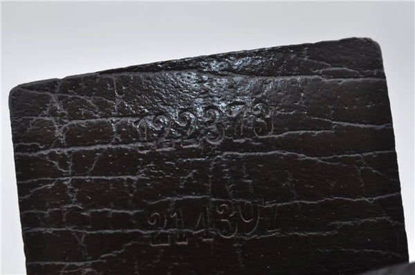 Authentic GUCCI Shoulder Cross Body Bag GG PVC Leather 122373 Brown 8071E