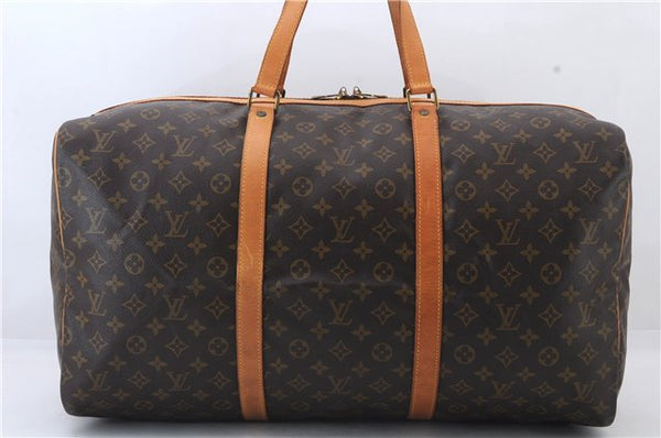 Authentic LOUIS VUITTON Monogram Sac Souple55 Hand Boston Bag M41622 LV 8073C