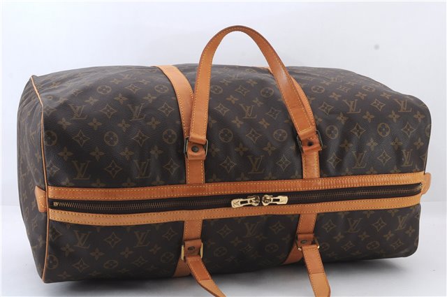 Authentic LOUIS VUITTON Monogram Sac Souple55 Hand Boston Bag M41622 LV 8073C