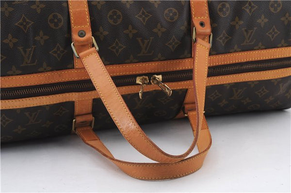 Authentic LOUIS VUITTON Monogram Sac Souple55 Hand Boston Bag M41622 LV 8073C