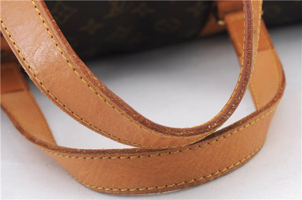 Authentic LOUIS VUITTON Monogram Sac Souple55 Hand Boston Bag M41622 LV 8073C