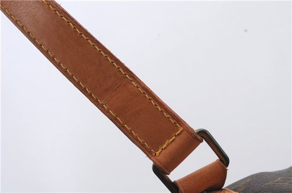 Authentic LOUIS VUITTON Monogram Sac Souple55 Hand Boston Bag M41622 LV 8073C