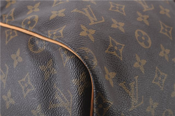 Authentic LOUIS VUITTON Monogram Sac Souple55 Hand Boston Bag M41622 LV 8073C
