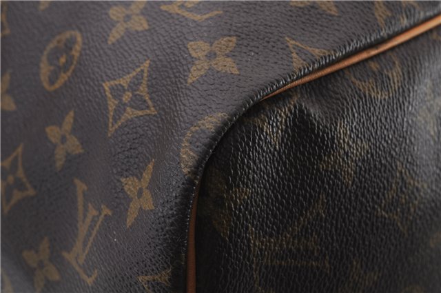 Authentic LOUIS VUITTON Monogram Sac Souple55 Hand Boston Bag M41622 LV 8073C